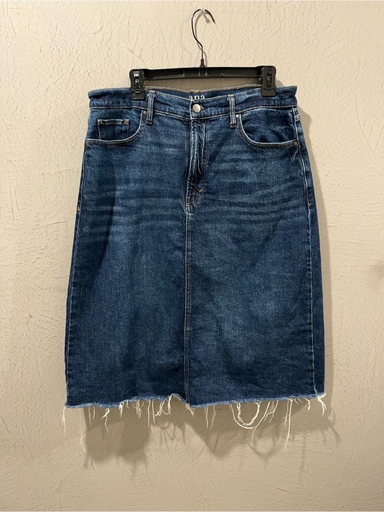 a.n.a Dresses & Skirts - a.n.a Dark Blue Denim Midi Skirt